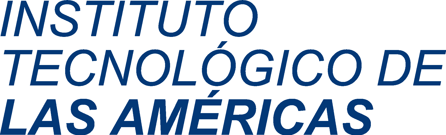 Instituto Tecnolвgico De Las AmВricas Wordmark Logo Vector Logo